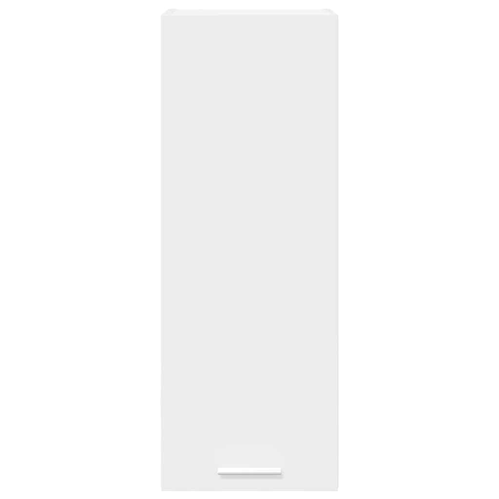 Hängeschrank mit Stauraum Weiß 30 x 31 x 80 cm Holzwerkstoff für Küche, Modernes Design, Vielseitiger Aufbewahrungsschrank, Für Küchenorganisation, Robust und langlebig