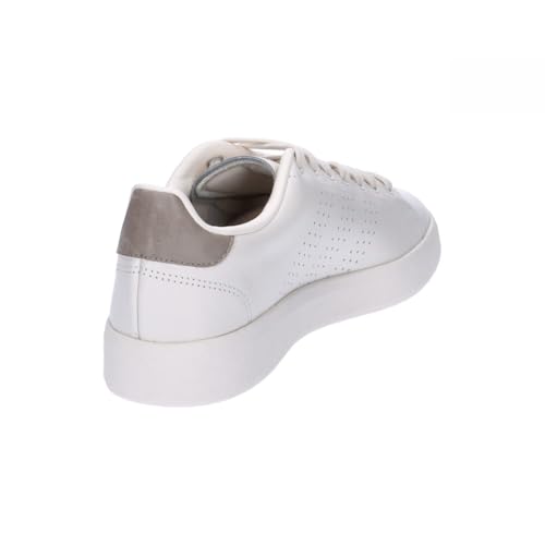 adidas Damen Advantage Premium Leather Shoes, chalk white/chalk white/champagne met, 39 1/3 EU – Ansicht 6