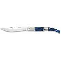 Outletdelocio Navaja Arabe de Carraca. Mango Stamina Azul. Hoja