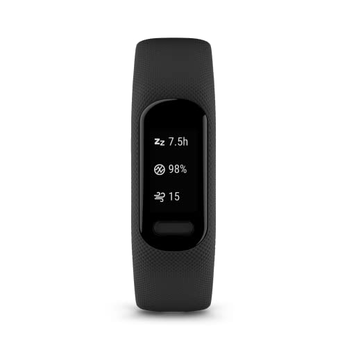 Garmin vívosmart 5 – Fitness-Tracker mit extragroßem OLED-Touchdisplay, Gesundheitsfunktion wie Schlafqualität und Herzfrequenzmessung. Bis zu 7 Tage Akkulaufzeit, wasserdicht und Notfallhilfe. – Bild 3