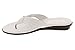 ITALIAN Shoemakers Aleena Low Wedge Open Toe Slip On Thong Sandals for Women White 8