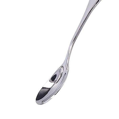Creative Dinnerware Set, Decorative Swan Base Holder With 5 Forks Or 5 Spoons For Coffee, Fruit,Dessert, Zinc Alloy Tableware Mirror Polished Spoon Fork Set (5 Spoons) #TOP4