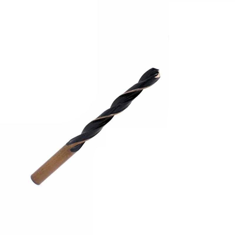 3 Pezzi Diametro 3-14 mm Punta elicoidale Rivestita in Titanio in Acciaio ad Alta velocità Punta a Codolo Dritto Punta a Mano Trapano Giallo e Nero(13.5mm(3Pcs))