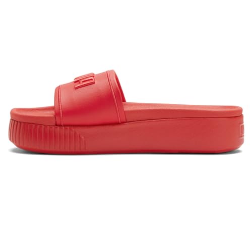 PUMA Womens Platform Slide Casual Sandals Casual Mid Heel 2-3" - Red3