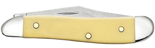 Image of Case WR XX Pocket Knife Yellow Synthetic Peanut Cv Item #030 - (3220 Cv) - Length Closed: 2 7 /8 Inches
