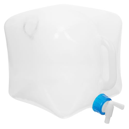 Totority Collapsible Water Bag Portable Water Container for Camping with Handle Space-saving Design for Travel