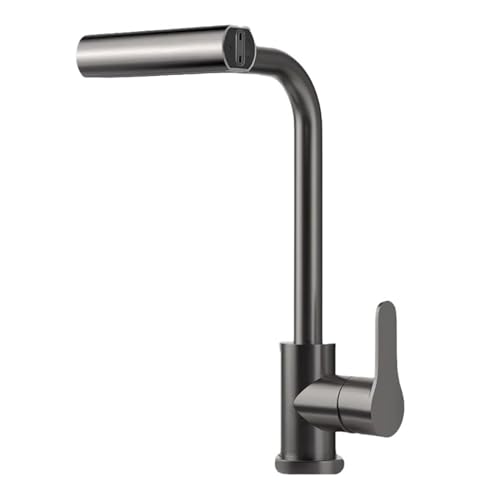 Robinet cascade anti-éclaboussures mitigeur cuisine inox évier fonctionnel - 2