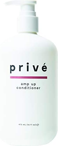 Privé Amp Up Conditioner – Cleansing & Volumizing Conditioner – Baobab Protein Conditioner – Infuse Hair with Weightless Volume and Wonderful Shine While Detangling Those Knots Away (16 oz)
