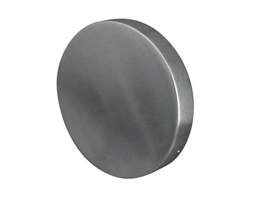 Kooples Hardware Blank Escutcheons – Grade 304 Satin Stainless Steel Door Cover Plates (Satin Stainless Steel, 52x5mm)