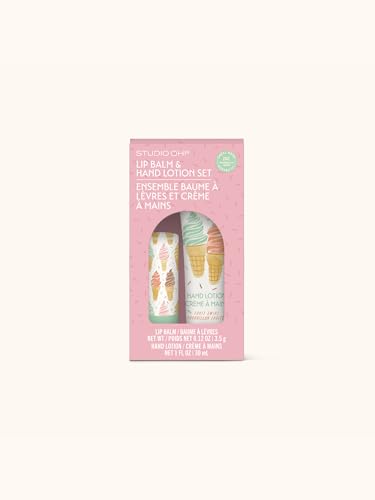 Studio Oh! Lip Balm & Hand Lotion Set, 2-Piece Travel Si...