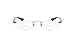 Ray-Ban RX8724 Titanium Rectangular Prescription Eyeglass Frames, Matte Gunmetal/Demo Lens, 54 mm