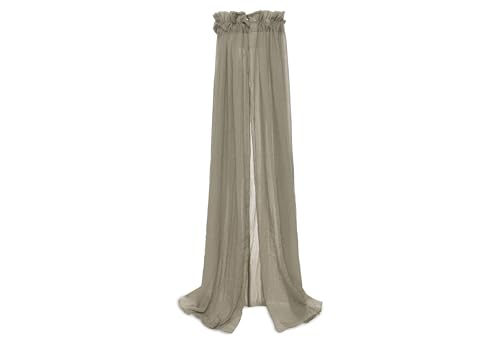 Jollein Ciel de lit Vintage Vert Olive - Hauteur 155 cm - Baldaquin pour Chambre d'enfant ou bébé - Vert Olive