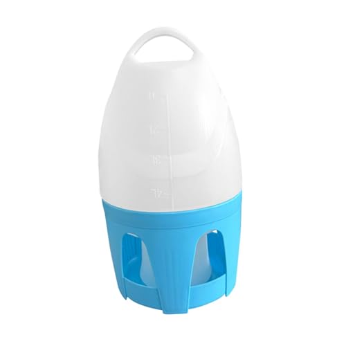 Sdlnklm 給水器 自動 鳥用 吊り下げ可能 ペット用品 大容量 給水装置 ハンドル設計 安定性 耐久性のある素材 庭園 芝生 屋外の鳥類に対応, 6L