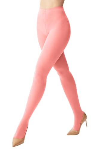 Image of leg elegant Women's 80 Den Microfiber Soft Opaque Tights Pantyhose