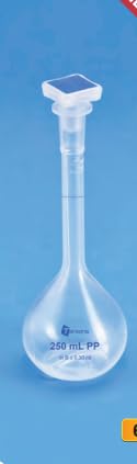 Tarsons - Volumetric Flask Class B, PP with PP stopper (Code :321010) (Capacity : 25) (Packing : 6)-image-13