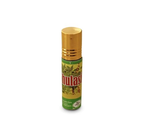 Image of online Holy Basil Essential Oil, Thulasi Oil 7Ml, Bashpika Thulasi, Pure And Natural Pack Of 2