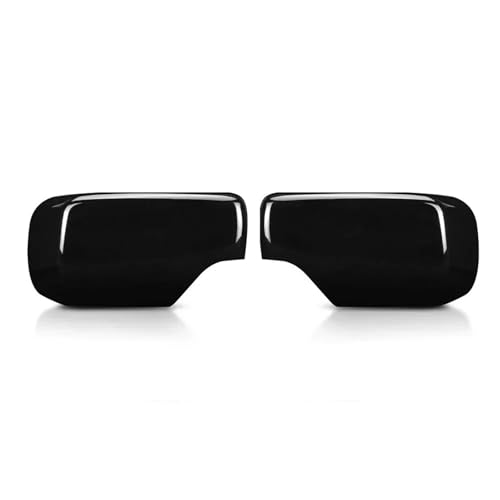 Coques de rétroviseurs en noir brillant pour BMW E46 protection durable contre les chocs