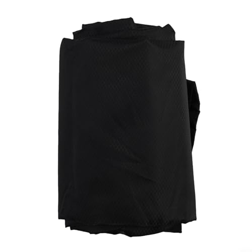 Faldón de lluvia ligero 70D para camping, impermeable y para senderismo, ajuste ajustable para aventuras al aire libre (negro)