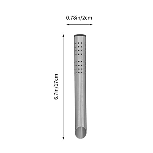 Cabilock Colador de La Tubería de La Tubería del Palillo de Acero Inoxidable 2 Unids para El Colador de Té Suelto O La… - Imagen 3