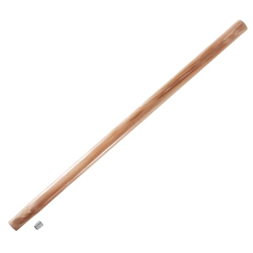 FOCMKEAS Premium Hornbeam Wood Hammer Handle Replacement 90cm Long Wood Tool Handle,Ball Peen Hammer Handles with a Steel Wedges Suitable for Small Hammers or Axes with 36×27mm Tenons