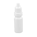 Aexit 10ml Dropper Bottles & Jars Plastic Bottle Drop Eye Liquid Squeezable Centrifuge Bottles Empty White