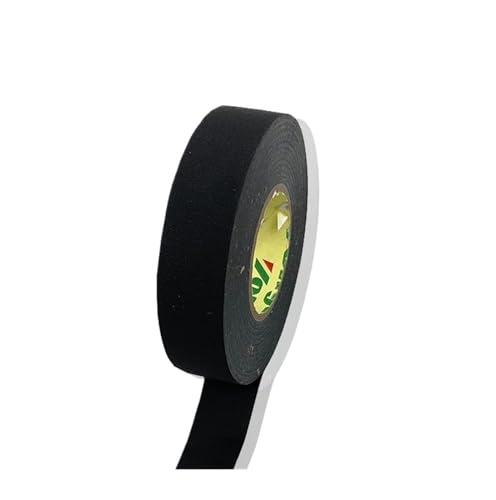 Faisceau de câbles noir protégé de la chaleur grâce au ruban adhésif en tissu de laine 32mm