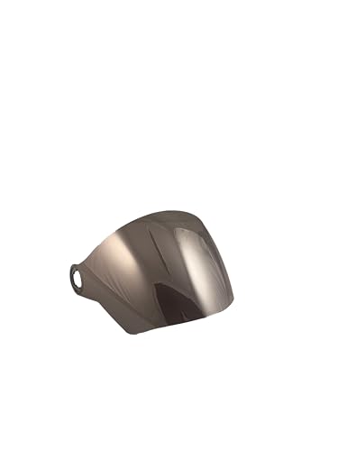 one by Camamoto | Visière Iridium Noire pour Casque Gamma, Jet, Demi-Jet, 27x18x11cm