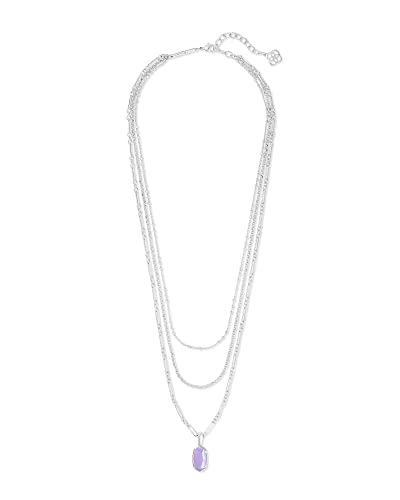 Kendra Scott Elisa Triple Strand Lilac Necklace #TOP21