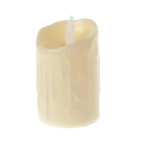 Vela Led Eletrônica Decorativa Simula Luz Acesa