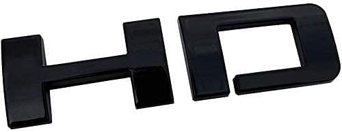 Image of 2500HD Letter Nameplate Emblems 2500 HD Badge Replacement for Silverado Sierra (Black)