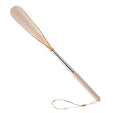 Calzador retráctil - Material de alta calidad | Cuerno de zapato de mango largo | Práctica cuchara telescópica para zapatos | Función de desgaste sin esfuerzo | Calzadores para hombres, mujeres y pers