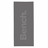 con etiqueta oficial Bench Toalla de Terciopelo para Playa, Gris, 180 x 80 cm, Banco