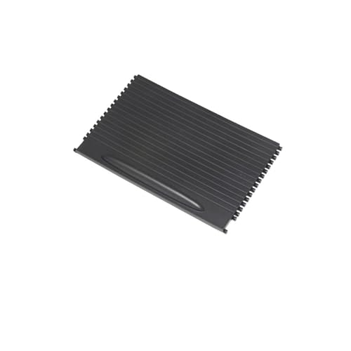 Garniture de couvercle de store de console en finition noire pour Cayenne 2003-2010