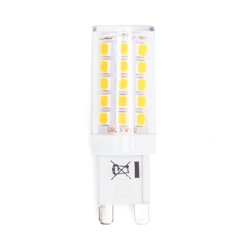VoltShine Lámpara LED G9 3W, bajo consumo, luz cálida, diseño compacto; ideal para iluminación de espacios pequeños y decoración moderna.