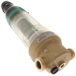 Water filter installed under sink