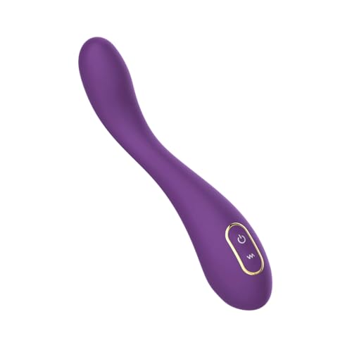 Arackyer Handheld Electric Back Massager Waterproof, Compact & USB Rechargeable, 10 Powerful Modes for Full Body Muscle Relaxation (Purple)