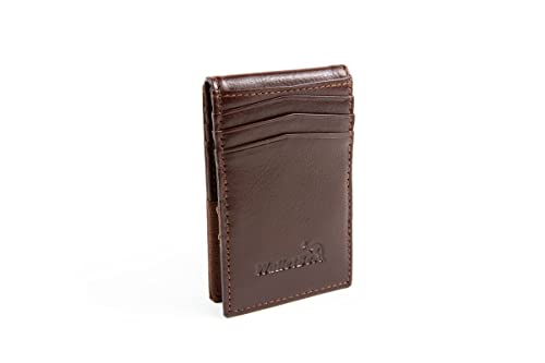 Men's Wallet RFID Thin Front Pocket Outer ID Whiskey4