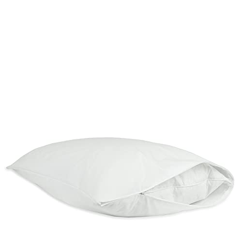 BC BARE COTTON Luxury Hotel Bedding Quality Collection, Ultra Soft dust Proof Plain Pillow Protector | Pillow Cover with Zipper, Soft & Comfortable for Hair and Skin, King Size, 2 Pack Set