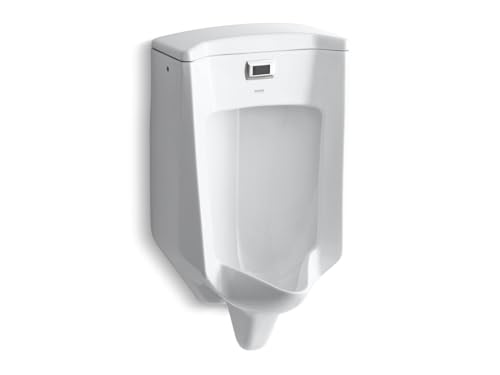 Kohler K-32590 Bardon Wall-Hung Rear Spud Touchless Urinal - .5 GPF - White