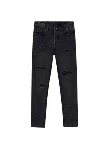 Mayoral Ripped Demin Pants for Boys Dark Grey