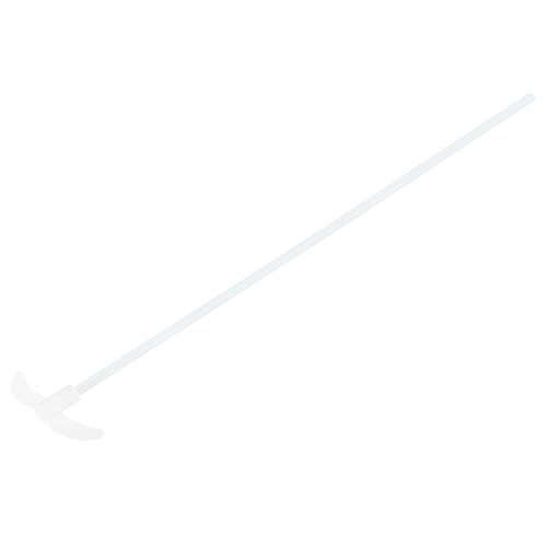 MECCANIXITY PTFE Electric Stirring Rod 600x100mm Length Overhead Stirrer Mixer Shaft with Foldable Paddle for Lab