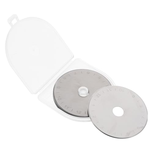 Zerodeko 10 piezas Cuchillas Rotativas para Cortar Cuero y Tela Duraderas Tungsteno Repuesto Resistente para Cortadores Giratorios Uso Costura y Manualidades