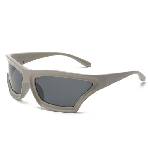 Lunettes de soleil punk femme UV400 vintage pour le sport