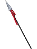 Smiffys Lance extensible de gladiateur 150 cm, 4 pièces, accessoires de déguisement historique, Noir