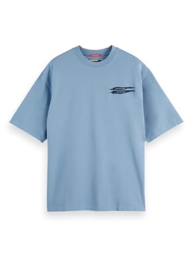 T-Shirt Scotch & Soda Homme Ample pour Éviter la Chaleur avec Style Artwork