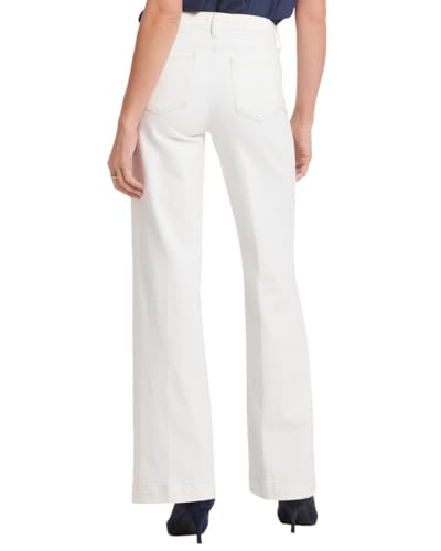 NYDJ Women's Teresa Wide Leg in Winter White2