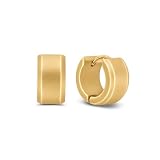 Frank 1967 7FE-0001-Y Pendientes de Acero - Hombres - 13 x 7 mm - Acero - Vintage - Oro