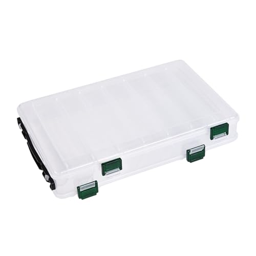 Caja De Almacenamiento Para Señuelos De Pesca - Almacenamiento De Señuelos Transparente De Doble Cara - Organizador De Equipo De Pesca Con Manga, Para Pescadores Hombres Padres Principiantes Aventura
