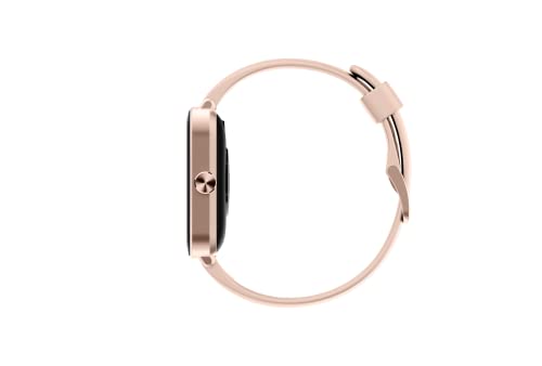 Image of GOQii Smart Vital MAX 1.69'' HD Full Touch, Smart Notification, IP68, Smart Watch for Smart Phones with SpO2, HR, Sleep Tracking & Multi Sports Mode with 3 Months Personal Coaching - Pink