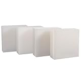 SHOUCAN Silicone Block, 100X50mm Silicone Shock Absorber Pad Thickness 10-25mm for Industry, Home and Construction,100×50×10mm